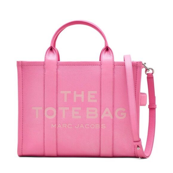 Marc Jacobs Handbags - MARC JACOBS The Leather Medium Tote Bag – Petal Pink